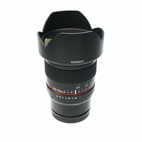 Rokinon 10mm F/2.8 ED AS NCS CS (Manual Focus) Lens For Canon Mirrorless EF-M Mount