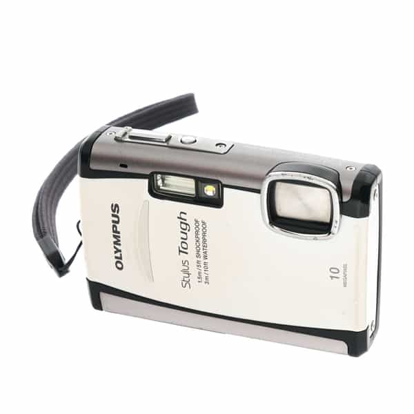 Olympus Stylus Tough 6000 Digital Camera, White {10MP}