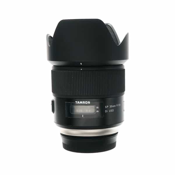 Tamron SP 35mm f/1.8 Di USD Autofocus Lens for Sony A-Mount [67] F012 -  With Caps, Hood - LN