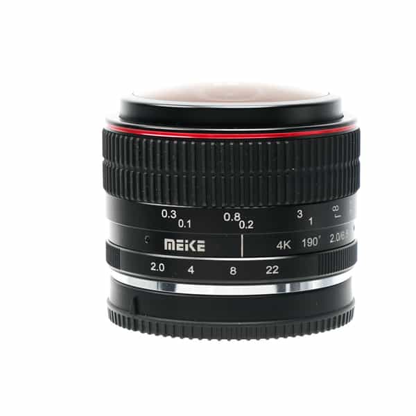 Meike 6.5mm f/2 Circular Fisheye Manual Lens for Sony E-Mount, Black