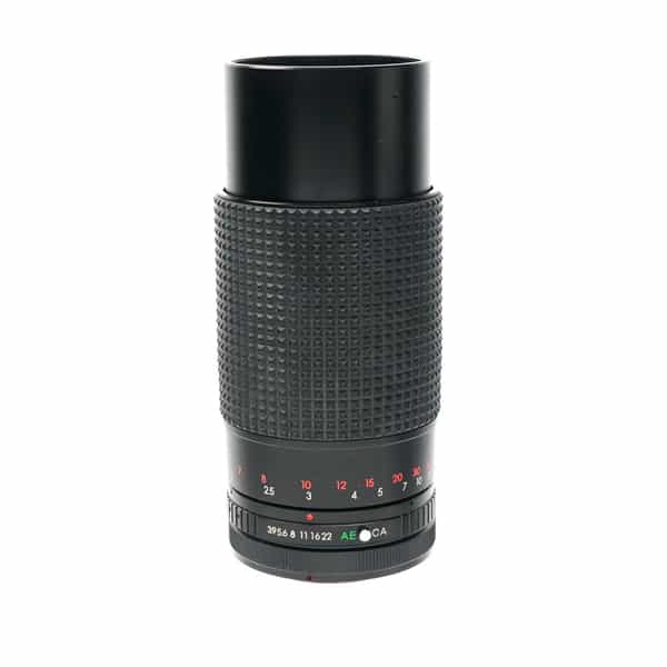 JC Penney 80-200mm f/3.9 Macro Breech Lock Lens for Canon FD-Mount {55}