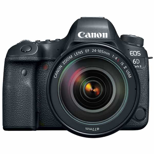Canon EOS 6D Mark II DSLR Camera {26.2MP} with EF 24-105mm f/4 L IS II USM Lens [77]