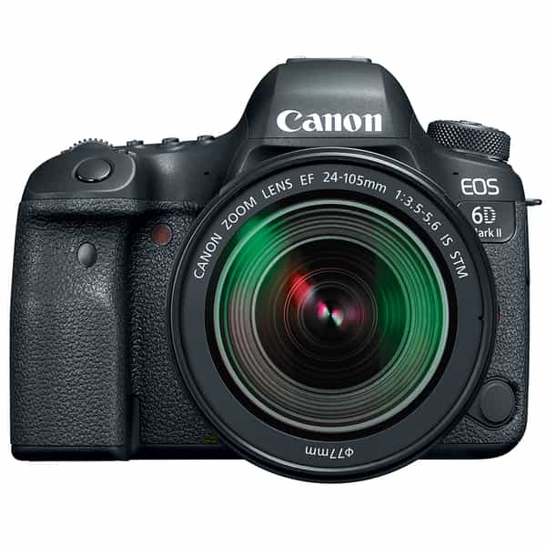 Canon EOS 6D Mark II DSLR Camera {26.2MP} with EF 24-105mm f/3.5-5.6 IS STM Lens [77]