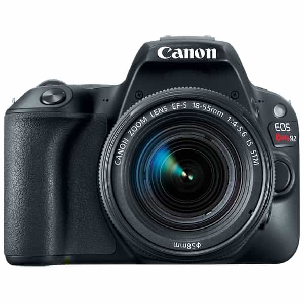 Canon EOS Rebel SL2 DSLR Camera, Black with EF-S 18-55mm F/4-5.6 IS STM Lens {18MP}