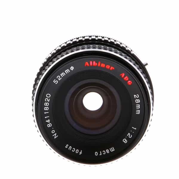 Super Albinar 28mm  f2.8 Wide Angle Lens FD Mount