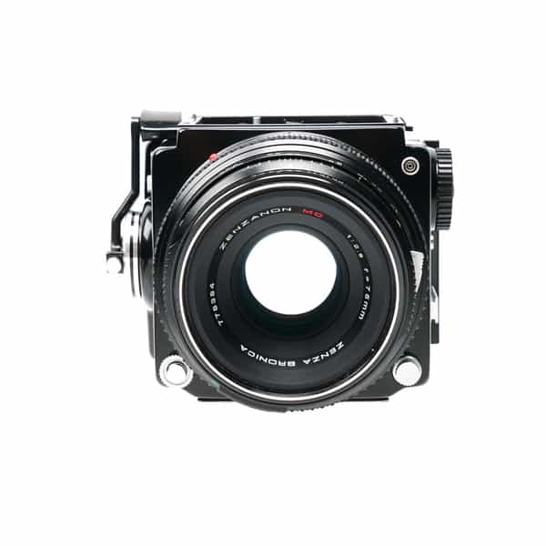 Bronica ETR SP Zenza Medium Format Camera, Black with 75 f/2.8 MC SP Lens, 120 SP Film Back (without Waistlevel Finder)