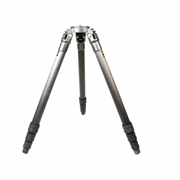 Gitzo GT3541LS SYSTEMATIC 6X Carbon Fiber Tripod Legs with 1/4-3/8 in. Flat  Plate, 4-Section, 3.9-57.5 in. - EX