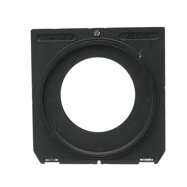 Toyo 4X5 54mm Hole Lens Board, Black (Linhof Tech IV/V/M)
