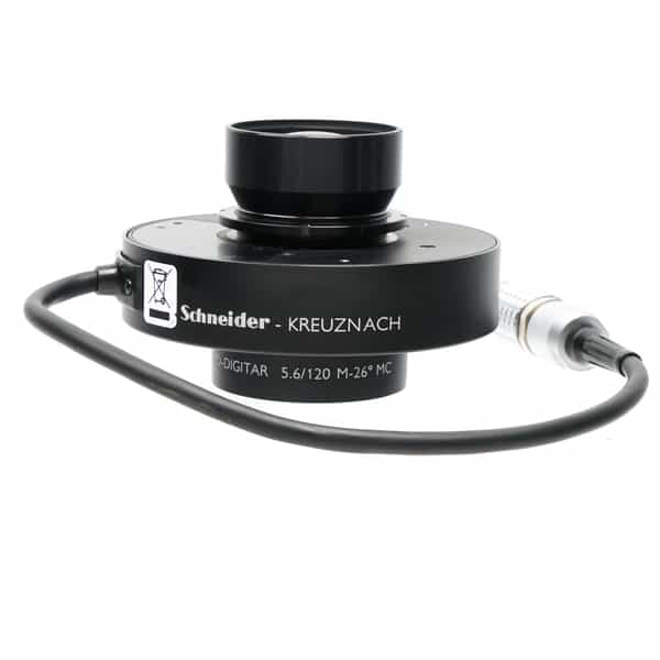 Schneider-Kreuznach 120mm f/5.6 APO Digitar (M-26 DEG) Electronic-Shutter 0 (37X49mm) (35mm) (Requires Schneider Shutter Control ES)