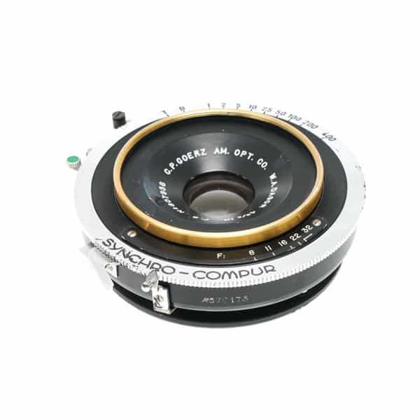 Goerz 4 3/8 in. (111mm) f/8 Gold Ring Dagor WA Synchro-Compur BT (49MT) 4X5 Lens 