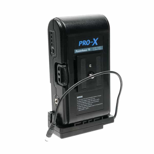 PRO-X Powerbase 70 Battery Pack with Switronix GP-DV-BMCC Regulator Block for BlackMagic Cinema Camera