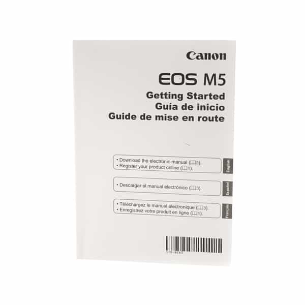 Canon EOS M5 Instructions