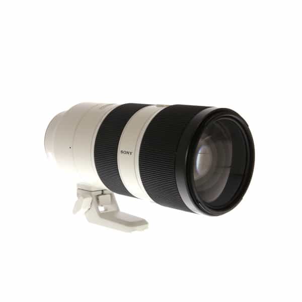 Sony FE 70-200mm f/2.8 GM OSS Full-Frame Autofocus Lens for E-Mount, White  {77} with Tripod Foot (SEL70200GM) - With Caps, Case, Hood - LN-