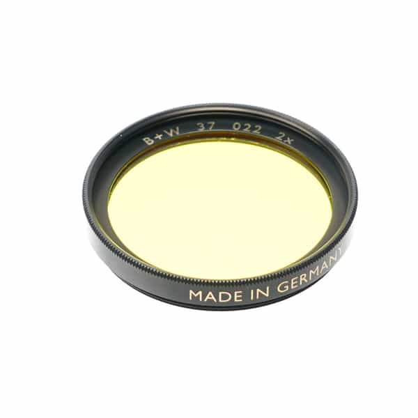 B+W 37mm Yellow 2X (022) F-Pro Filter