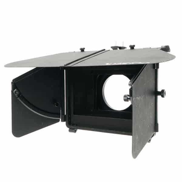 Chrosziel Sunshade 4X4 Matte Box (411-50) with French Flag, Side Wings, 2-4x4 Filter Trays, 104mm Clamp-On Ring