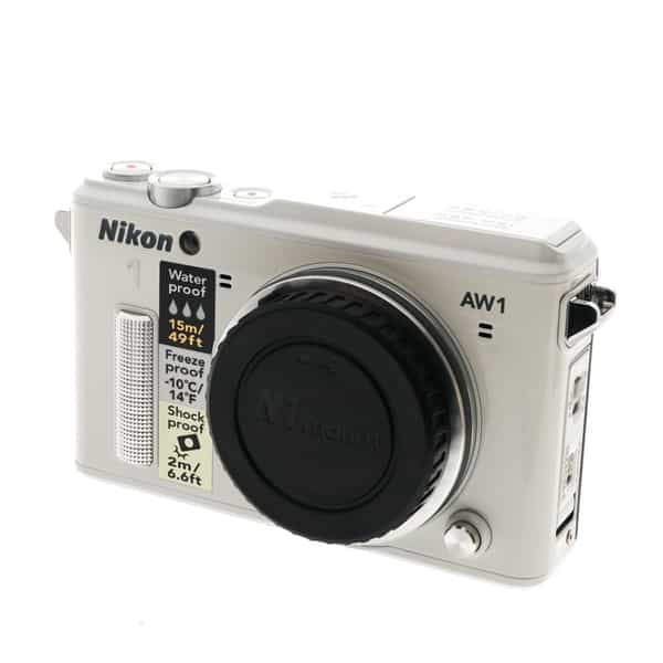 Nikon 1 AW1 Mirrorless Camera Body, White {14.2MP}