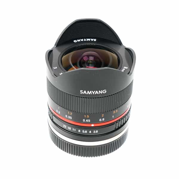 Samyang 8mm f/2.8 UMC Fish-Eye II Manual APS-C Lens for Sony E-Mount, Black
