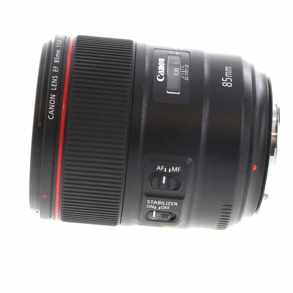 Canon 85mm f/1.4 L IS USM EF-Mount Lens [77] - With Caps, Hood - LN-