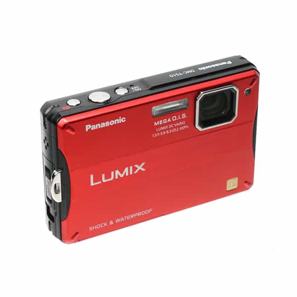 Panasonic Lumix DMC-TS10 Waterproof Underwater Digital Camera, Red {14.1MP}