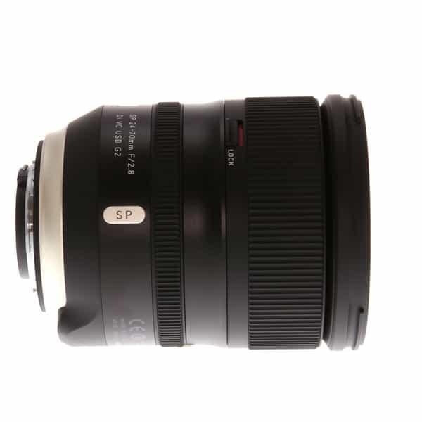 Tamron SP 24-70mm F/2.8 DI VC USD G2 (A032) Autofocus Lens For Nikon {82} -  With Caps, Case, Hood - EX+