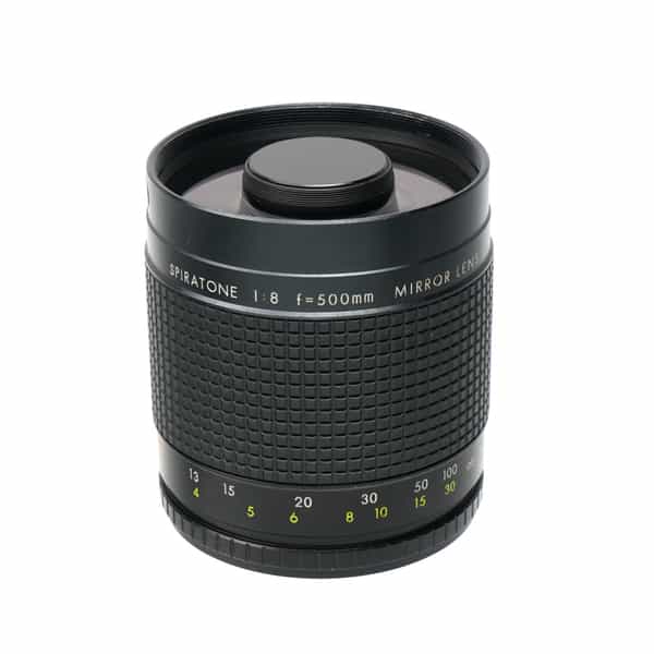 Spiratone 500mm F/8 Minitel-M Mirror Lens With T-Mount Adapter for Nikon {72}