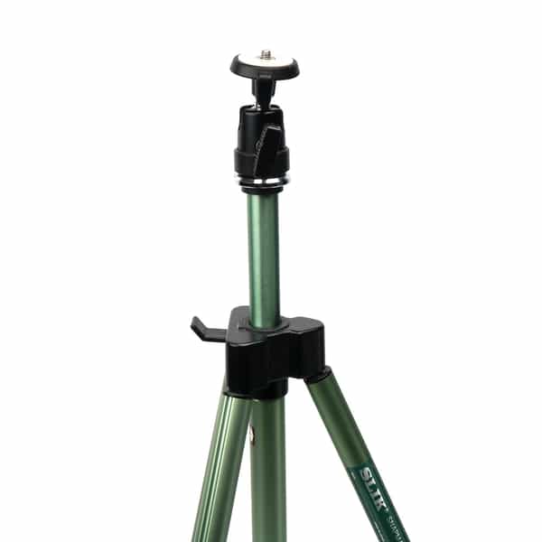 Slik Snapman Deluxe with Compact Head, Green, 3-Section, 21-57 in. at KEH Camera