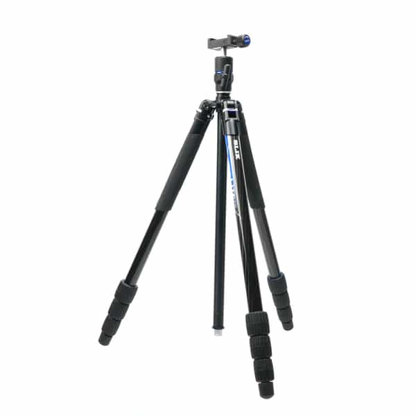 Slik CF-422 Carbon Fiber Tripod with SBH-180DS Ball Head, LED Flashlight, 4-Section, 18.7-70.1 in. (Requires Quick Release Plate)