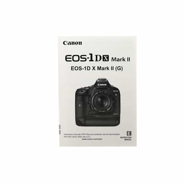 Canon EOS 1D X Mark II Instructions