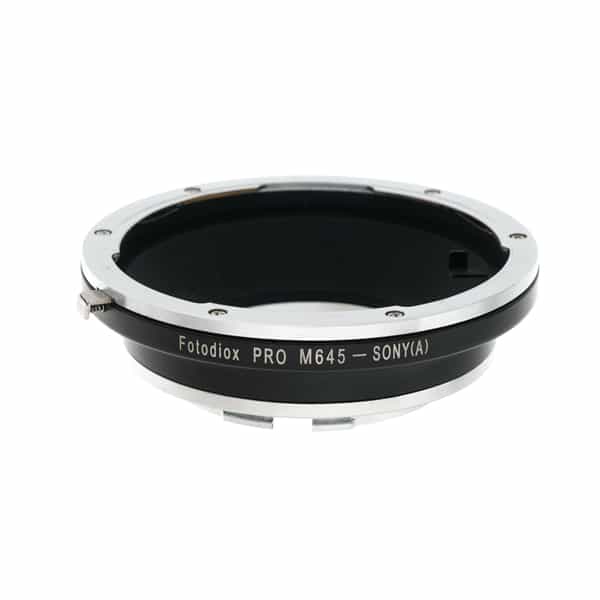 Fotodiox Pro Lens Mount Adapter for Mamiya 645 Mount Lenses on Sony Alpha Mount Bodies (M645 - SONY(A))