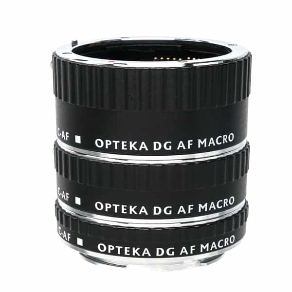 Opteka Extension tube set 13mm, 21mm, 31mm DG AF Macro for Canon EOS EF Mount 