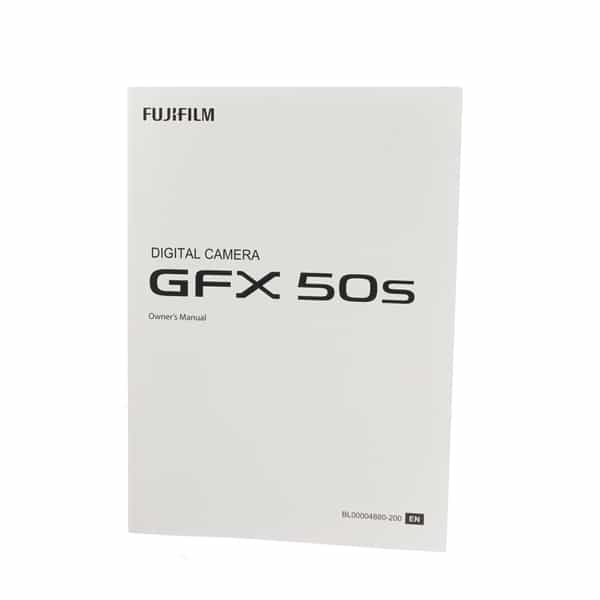Fujifilm GFX 50S Instructions