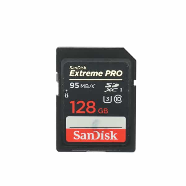 SanDisk Extreme PRO 128GB 95 MB/s Class 10 UHS 3 SDXC I Memory Card