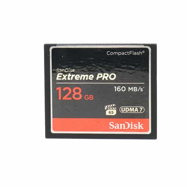 ZZ** Do Not Use! Sandisk 128GB Extreme PRO 160 MB/s UDMA 7 Compact Flash [CF] Memory Card