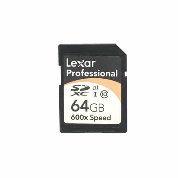 Lexar 64GB Professional 600X Class 10 UHS I SDXC I Memory Card