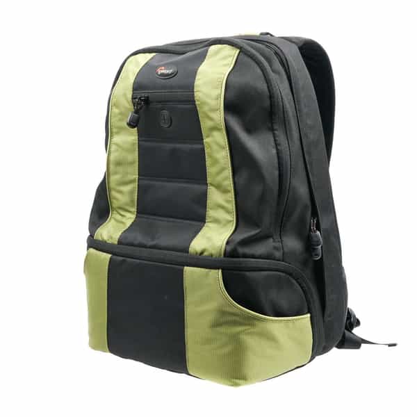 Lowepro Compu Daypack, Black/Leaf Green, 14X9X18\