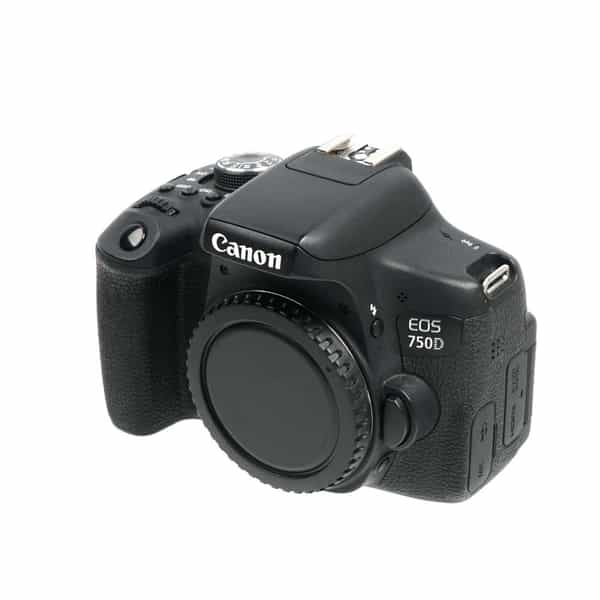 Canon EOS 750D DSLR Camera Body, Black {24MP} International