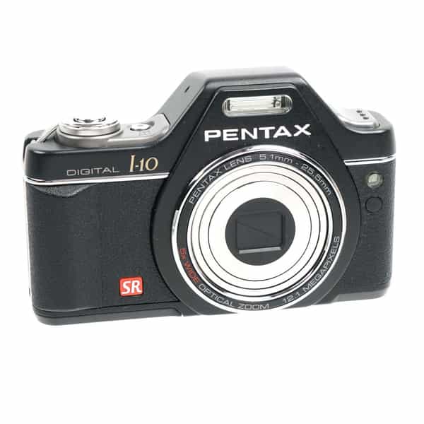 Pentax Optio I-10 Digital Camera, Black {12.1MP}