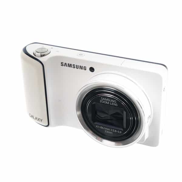 Samsung Galaxy GC100 Digital Camera, White {16.3MP} EK-GC100