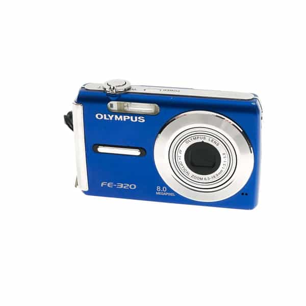 Olympus FE-320 Digital Camera, Blue {8MP}