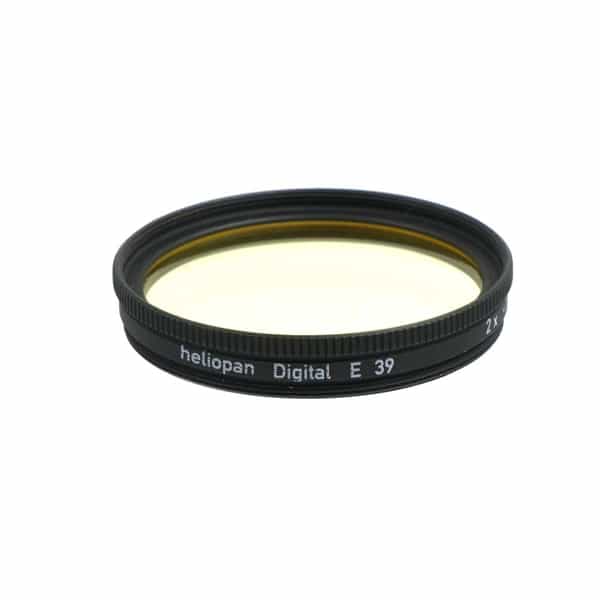 Heliopan 39mm Yellow 2X -1 Digital Filter
