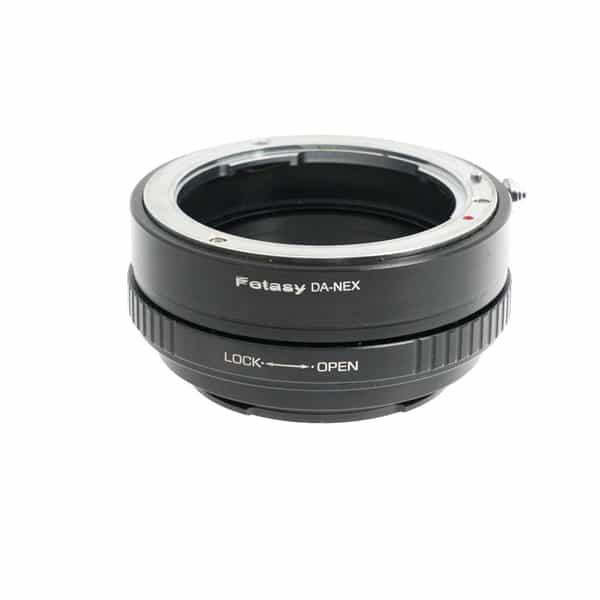Fotasy DA-NEX (NEXAdapterDAP) Adapter for Pentax K PDA (Lens without Aperture Ring) to Sony E-Mount