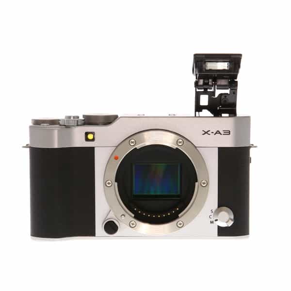 Wegenbouwproces Prestigieus genezen Fujifilm X-A3 Mirrorless Digital Camera Body, Silver/Black Leather {24.2MP}  at KEH Camera