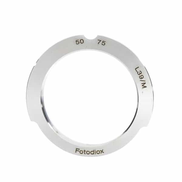 FotodioX Lens Mount Adapter for Leica Screw Mount Lens to Leica M-Mount Camera (50-75mm) 