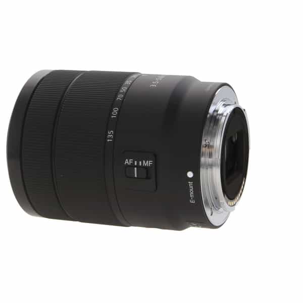 APS-C for Lens Black SEL18135 f/3.5-5.6 E E-Mount, {55} at 18-135mm OSS Autofocus KEH Camera Sony