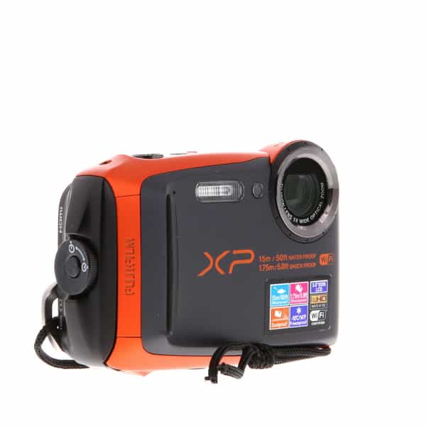 Fujifilm FinePix XP90 Digital Camera, Orange {16.4MP} Waterproof