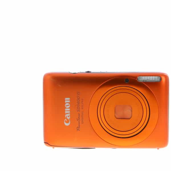 Canon IXUS 130 Digital Camera, Orange {14.1MP} International 