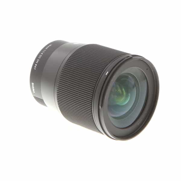 Sigma 16mm f/1.4 DC DN C (Contemporary) Autofocus APS-C Lens for 