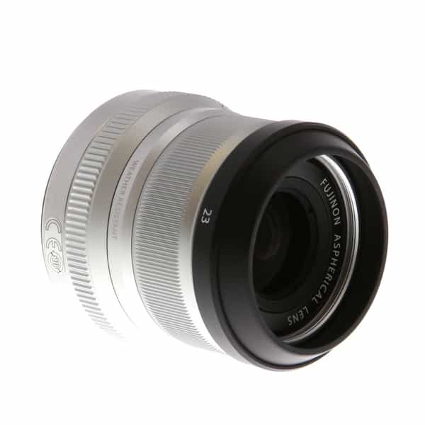 Fujifilm XF 23mm f/2 R WR Fujinon APS-C Lens for X-Mount, Silver