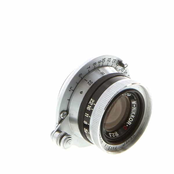 Nikon 3.5cm (35mm) f/2.5 W-Nikkor.C Nippon Kogaku Japan Lens for