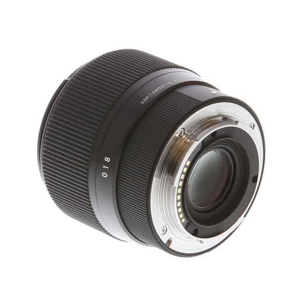 Sigma 56mm f/1.4 DC DN C (Contemporary) Autofocus APS-C Lens for Sony  E-Mount, Black (55) - With Caps, Hood - LN-